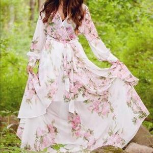 Maxi floral dress